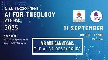 AI4Theology 2025 Sessie 2 | Dhr. Adriaan Adams