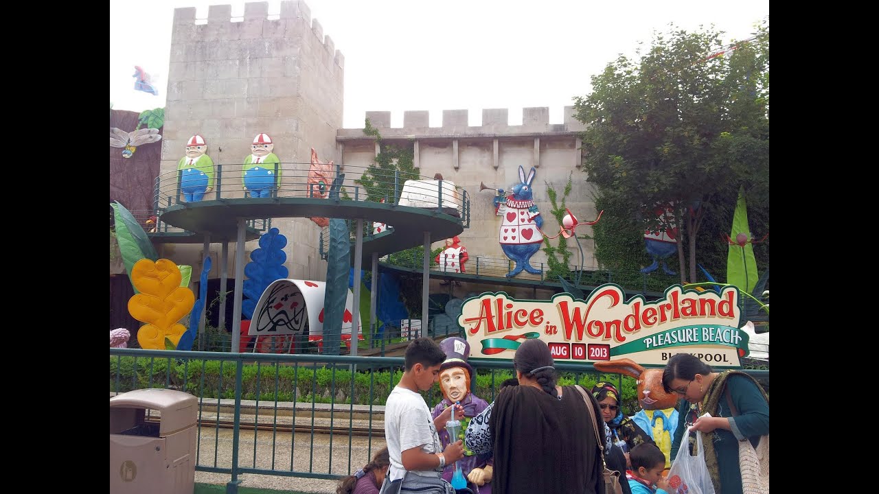 Alice in Wonderland Ride at Blackpool Pleasure Beach POV in HD - YouTube