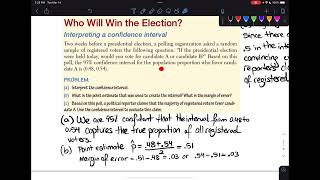 8-1 Video 1 Confidence Intervals The Basics