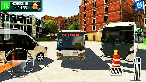 Bus Station Learn To Drive - Bus Parking - Android Gameplay Video - Car Games For Kids