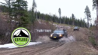 Jeep XJ and Jeep JL offroading and exploring the back country