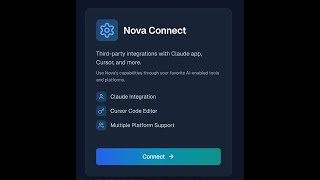 Configure Nova Connect with Claude App | AI for Kubernetes & DevOps