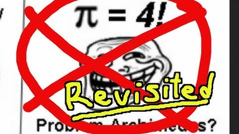 Troll Pi Debunked Revisited: Pi is NOT equal to 4