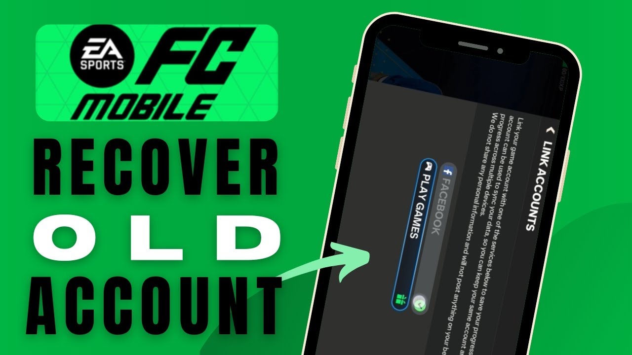 FC Mobile - Link your accounts to save progress in EA SPORTS FC