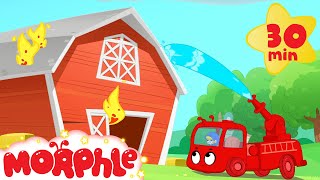 fire truck trouble mila and morphle cartoons for kids my magic pet morphle