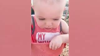 Cute Baby To Playground First Time baby playing Videos fun