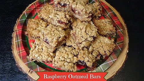 Raspberry Oatmeal Bars Recipe