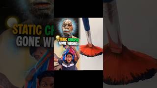 Static Charge Gone Wrong 😱💔 #shorts #funny #comedy #viralvideo