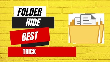 How to hide Folder in windows | Folder Trick | window tips and tricks