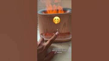 Glowing salt lamp diffuser for zen vibes #aromatherapy #relaxation