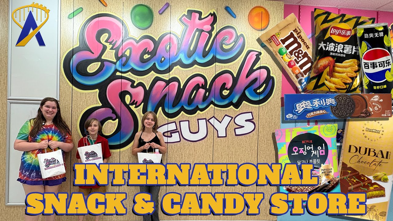 Trying some Unique Foods at Exotic Snack Guys - YouTube