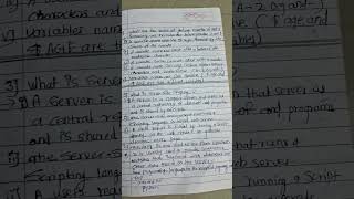 12th IT chapter 5 Server - Side Scripting ( PHP) Exercise Solution