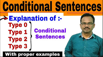 Conditional Sentences | Complete Explanation Of Type 0/1/2/3 Conditional Sentences | #sentences #dk