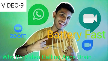 Why do Video Calling Apps Drain Battery faster?? Explanation by Jeethan a.k.a JERFHD