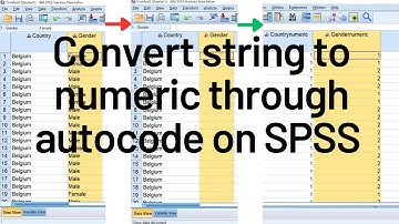 How to convert string to numeric variable on SPSS without losing data