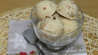 HELADO DE TURRON DE ALMENDRAS,  CON LECHE Y NATA DE SOJA