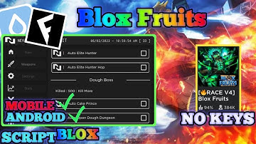 BLOX FRUITS Script Mobile UPDATE RACE V4 Auto Farm | Auto Raids | Auto DF Mastery & More