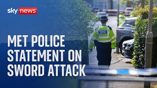 Emergency services deliver update on London sword attack