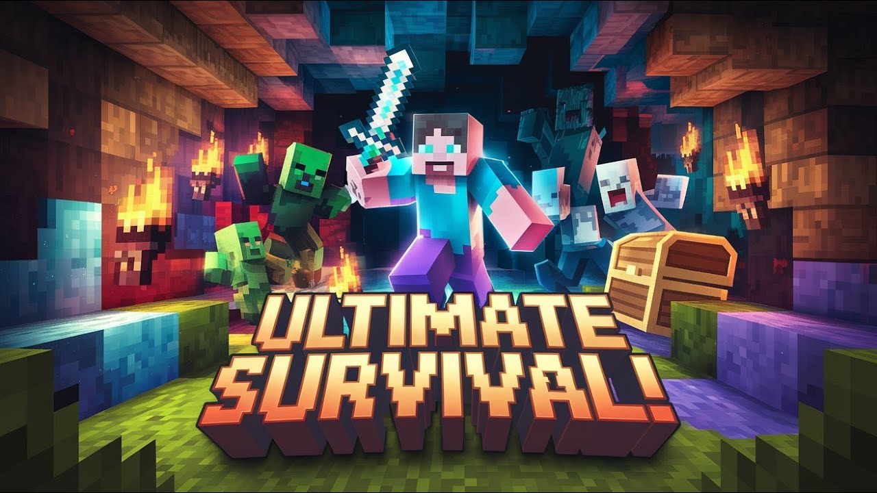 Minecraft Adventure Begins! Episode 1: Surviving the First Night - YouTube