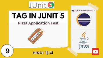 JUnit Tutorial - #9 - Tag in JUnit 5 using @Tag annotation