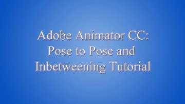 Animator Tutorial: Pose to Pose