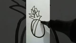 Easy Pineapple🍍Drawing #viral #shorts #youtube #youtubeshorts #shortsvideo #easydrawing #short Pineapple Drawing Shorts Viral Shortsvideo Drawing