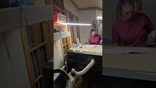 AtomStack Hurricane 55watt CO2 laser engraver: Setup part 2 #atomstack #laser  #unboxing  #setup