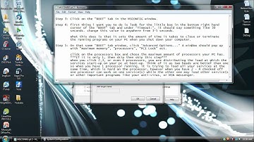 How to configure MSCONFIG #2 ** For Beginners ** (Vista) HD ****READ DESCRIPTION FIRST****