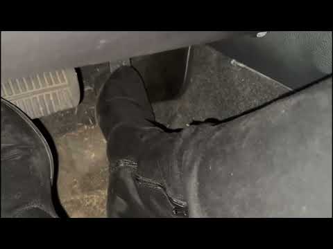 Pedal Pumping Driving In Boots