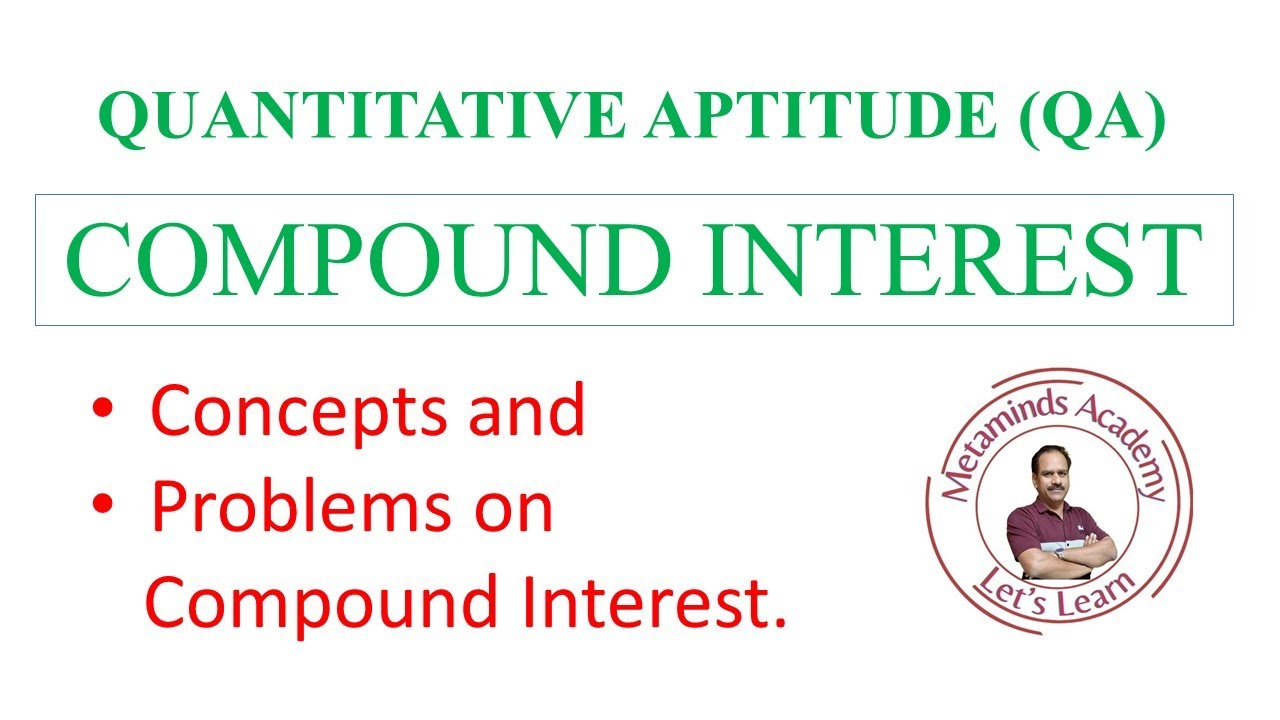 COMPOUND INTEREST || Quantitative Aptitude || Problems Solved - YouTube