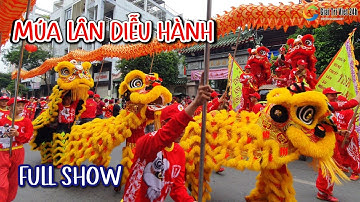 Múa lân cực hay 2023 full diễu hành Lễ Nghinh Ông Quan Thánh 2023 Tết Nguyên Tiêu người Hoa Chợ Lớn