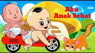 Aku Anak Sehat | Lagu Anak Populer Tahun 90 An | Animasi Bayi Lucu