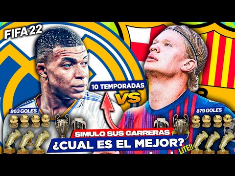 🔥MABAPPE Vs. HAALAND "10 Temporadas" FIFA 22 Modo Carrera LITE!!