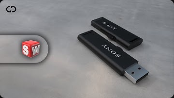 Pendrive in Solidworks