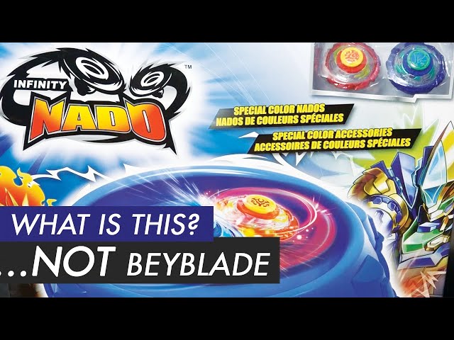 SPINNING TOP WAR!  Beyblade Burst VS Infinity Nado Battle Comparison &  Review 