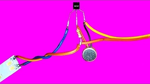 Music Reactive LED Strip Using Transistor BC548