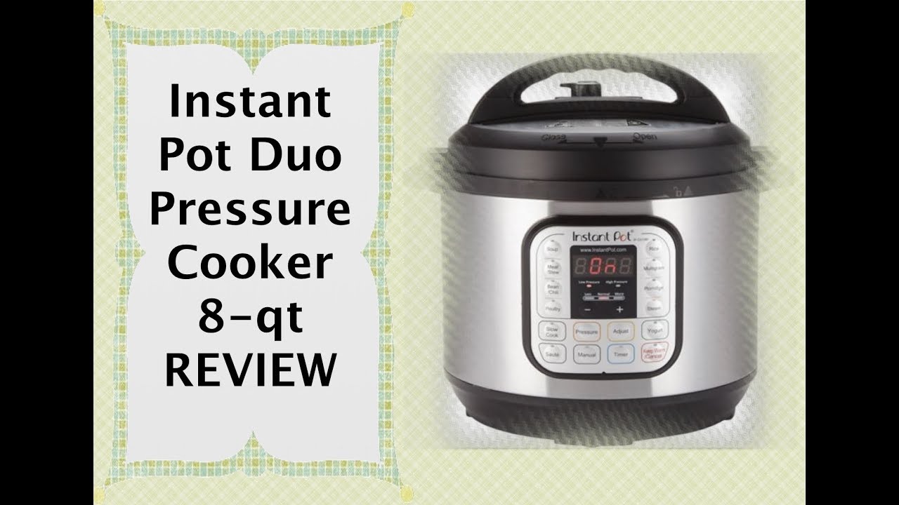 Instant Pot DUO 8 QT Pressure Cooker - IP-DUO80 8qt 7-in-1 - Unboxing and  Preview 