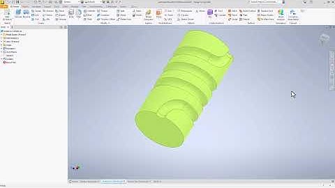 3D Sketch and Sweep on Surface - Autodesk Inventor 2025 Tutorial