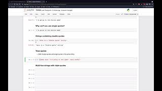 02 Strings Containing Quotes