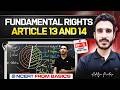 Complete Indian Polity (NCERT) for Beginners | Fundamental Rights - Article 13 and 14 | EP11 | UPSC