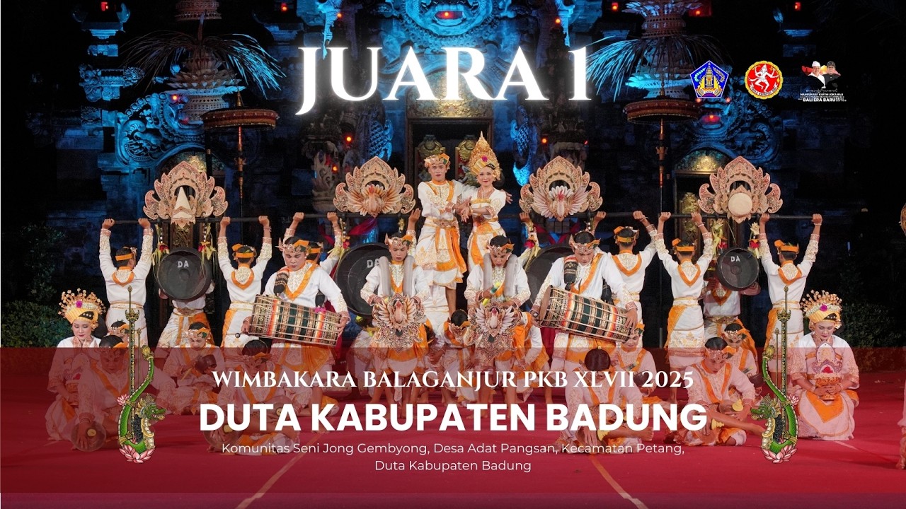 Juara 1 Lomba Baleganjur Pesta Kesenian Bali XLVII Tahun 2025 Duta Kabupaten Badung