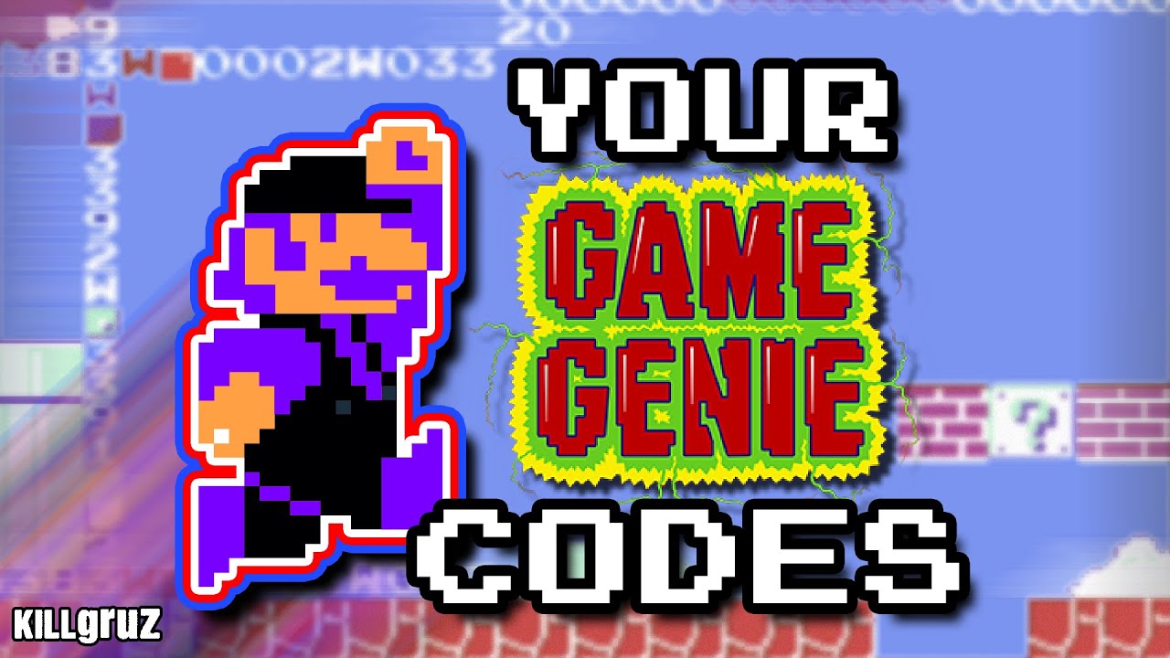 Game genie codes. Super Mario Bros game Genie. Game Genie.