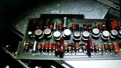 HP counter 5245L with nixie tubes and transistor logic
