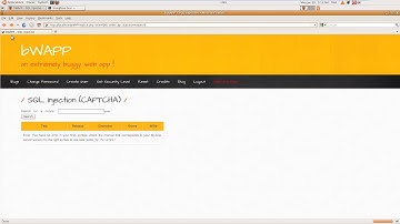 17 - bWAPP Tutorials - SQL Injection(CAPTCHA)