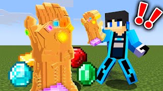 【マイクラ】強すぎるインフィニティガントレットがチートすぎたwww【マインクラフト 】【まいくら】