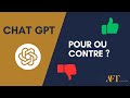 Chat gpt  pour ou contre  intelligenceartificielle ia chatgpt