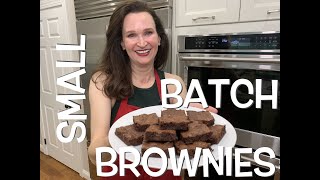 Small Batch Brownie Recipe. Super Easy And Quick. Satisfies Any Immediate Chocolate Craving!