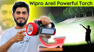 Wipro Ariel CL2004 Multi-Functional Light || Wipro Powerful Torch || Teardown Battery Drain Test