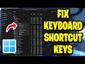 How To Fix Keyboard Shortcut Keys Not Working In Windows 11