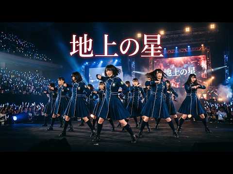 もしも中島みゆき「地上の星」が欅坂＆乃木坂風ロックになったら　J-POP female idol rock style